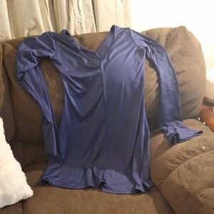 Elegant Blue Mini Dress